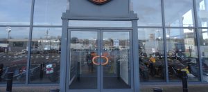 Commercial double entrance door motor dealer Derbyshire