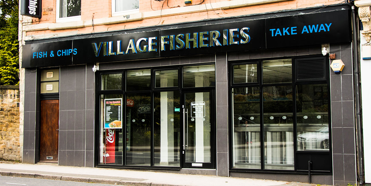 aluminium shop front in Dronfield
