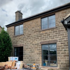 thin framed metal windows